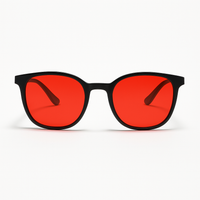Aurvéno Unisex Red Lens Blue Light Glasses